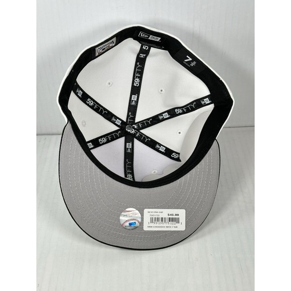 $_57.JPG?set_id=880000500F New Era Los Angeles Dodgers 59FIFTY MLB Hat Cap 50 Years Side Patch Size 7 5/8
